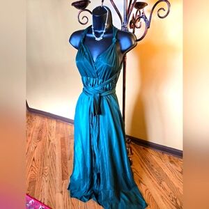 Elegant Teal Dress Not Adjustable